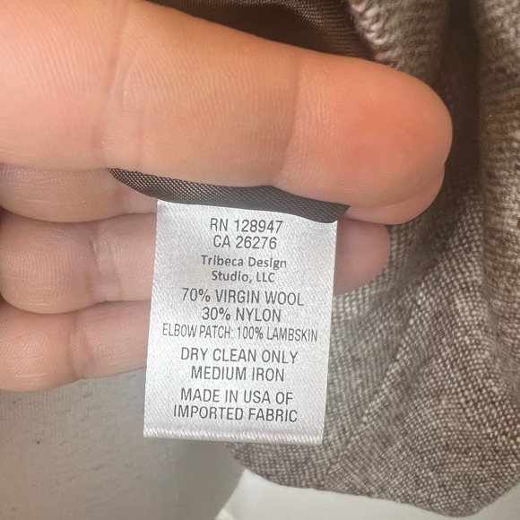 Nili Lotan Humphrey Elbow Patch Blazer Jacket Size 0 - Picture 8 of 8